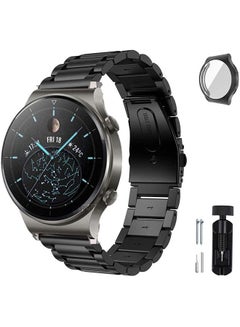Buy Stainless Steel Metal Strap band Compatible with Huawei GT2 Pro in UAE