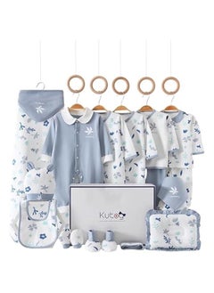 Buy Newborn Clothing & Accessory Set,Baby Newborn Essentials Gift Set Premium Cotton Breathable Baby Clothes Bibs Hat Blanket and Socks Set Fits Newborn to 3 Months Baby Boy Girls (4-Season Style) in Saudi Arabia