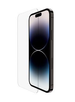 اشتري جراب حماية الشاشة الديناميكي لهاتف iPhone 14 Pro من الزجاج المقوى الشفاف في الامارات