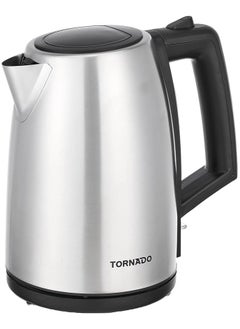 Buy TORNADO Stainless Steel Kettle, 1.7 Liter, 1850-2200 Watt, Stainless TKS-2217E in Egypt