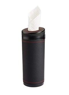 Buy Car Tissue Tube, Cylinder Tissue Box Diameter 2.75'' PU Leather Round Tissues Container for Car Cup Holder, Up to 30 Count Tissue in Saudi Arabia