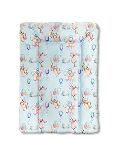 اشتري Komkom Baby Changing Mat – Patterned/Rabbits – 1 Piece في مصر