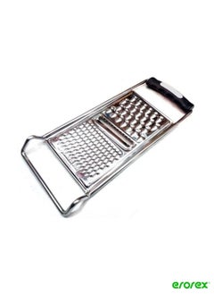 Buy Multifunctional Stainless Steel Multi Purpose Flat Grater Kitchen Tools Includes Potato Grater Peeling Cutter Perfect for Vegetables Fruits Orange Chocolate Nuts Ginger stainless steel in Saudi Arabia