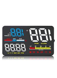 Buy GULFLINK Head Up Display(HUD) Vehicle Speed Meter D5000 in UAE