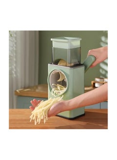 Buy Special Offer (10 Pieces) Manual Cheese Grater Rotary Grater 3 Interchangeable Blades Round Mandoline Grater Vegetable Potato Nuts Slicer for Kitchen in Egypt