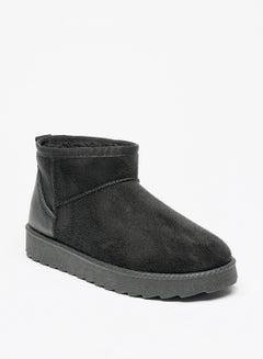 Buy Solid Slip On Ankle Boots By Shoexpress in Saudi Arabia