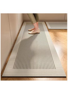 Buy Diatom Bath Mat Super Absorbent Bathtub Mat with Non-Slip Anti-Slip Bathroom Floor Mats and Quick Dry Bath Rug Thickened Soft Easier Clean Carpet 40 By 60 and 40 By 120 CM in UAE