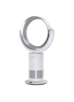 اشتري Air Ring Cooler Electric Bladeless Fan - White في الامارات