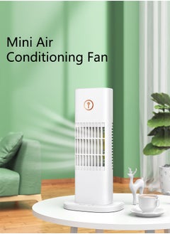 Buy Portable Air Conditioners, Mini Evaporative Air Cooler, 300ml Evaporative Air Cooler 3 Speeds,USB Personal Air Conditioner, 4-hour Timer Portable AC Cooling Fan for car Home Office Room(White) in Saudi Arabia