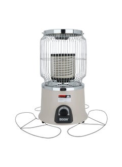 Buy circular electric heater light beige 2 temperature levels 2000 watts in Saudi Arabia