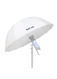 اشتري 41inch/104cm Diameter White Translucent Reflective Lighting Umbrella for Photo Video Studio, Lighting Diffuser في الامارات