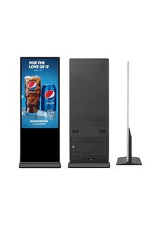 اشتري Digital Signage  Full Ultra Slim Portable Player Advertising Screen Vertical Display Outdoor Standing LCD Digital Signage for Advertisement 65 inch(Black) في الامارات