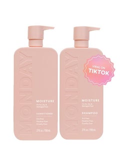Buy Moisture Shampoo + Conditioner Set (2 Pack) 798ml Each Dr, Coarse Stressed Coily & Curly Hair in UAE