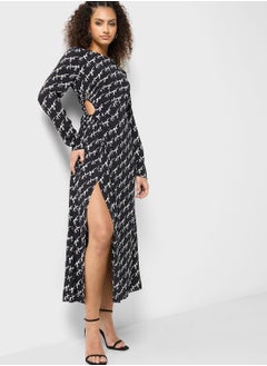 Buy Tiered Printed Dress in UAE