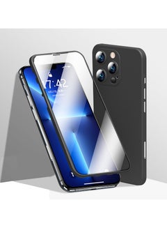 Buy Recci 360 case for iPhone 11 Pro Max (protective case + transparent screen) Black in Egypt