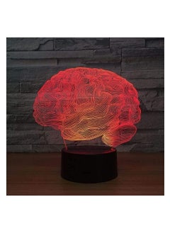 Buy Brain Modeling 3D Night Light LED Slideshow Colorful Color Change USB Touch Remote Control Bedroom Decoration Table Lamp Kids Birthday Holiday New Year Creative Gift in UAE