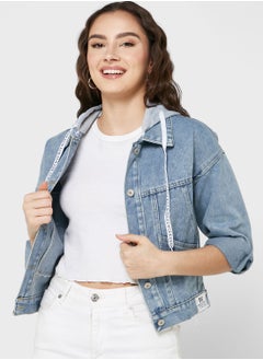 Buy Denim Jacket With Fringing in Saudi Arabia