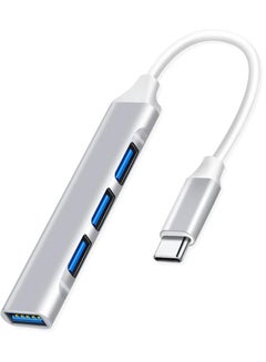 Buy USB C Hub 4 Port USB 3.0 - aluminum alloy - Ultra Slim in Egypt