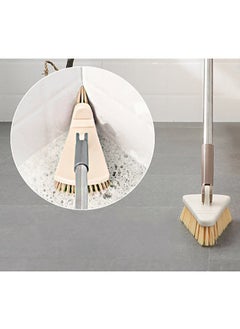 Buy Long Handled Triangular Head Floor Brush for Deep Cleaning - Ideal for Crevices and Blankets in Saudi Arabia