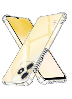 Buy Silicone Case Compatible with Realme C53/C51/note 50 Case Protective Case Shockproof Anti Fall Anti Scratch Soft TPU Silicone Cover Premium Transparent in Egypt