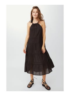Buy Cotton Tiered Maxi Dress in UAE