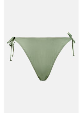 Buy Women Solid Bikini Bottom, Sage in UAE