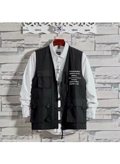 اشتري Tactical Vest Casual Multi-Pocket Youth Waistcoatzsd-M03 vest Black zsd-M03 vest Black في الامارات