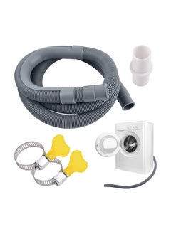 اشتري Universal Drain Hose Extension Pipe Kit, Washing Machine Hose Extension, Replacement Drain Hose Extension for Tumble Dryer Machine, Dishwasher & Other Applications, 4m في الامارات