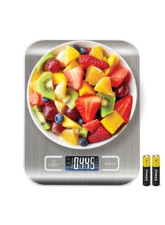Buy Digital Food Scale Kitchen Scale Slim Stainless Multifunction Scale With LCD Display in Saudi Arabia