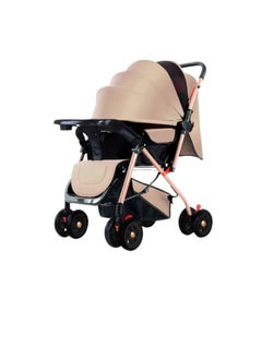 Buy Two-Way Stroller with Adjustable Handles Comfortable Seat Foldable and Stylish in Saudi Arabia