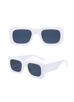 Buy Square Frame Polarized Sunglasses for Men & Women UV Blocking Shades with Stylish Aviator Frames, Perfect for Driving & Outdoor Activities, Retro Vintage Look, Luxury Shades for Him & Her in UAE