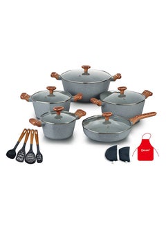 Buy 17Pcs Granite Cookware Set 2010 in UAE