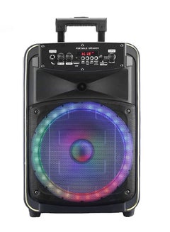Buy RX-8148 Speaker 8 Inch Portable Bluetooth Karaoke Wireless Trolley Speaker System With Battery in UAE