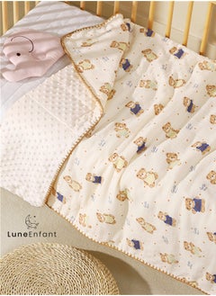 اشتري Baby blanket  - Ultra-Soft Cotton, Breathable Comfort for Restful Sleep في الامارات