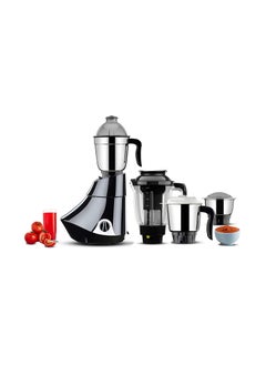 اشتري Butterfly Smart 750 Watts Mixer Grinder with 4 Jars | 3 Stainless Steel Multipurpose Jars & 1 Juicer Jar | ABS Body | Heavy Duty Motor | 2 Years Manufacturer's Warranty | Grey في الامارات