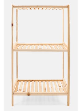 Buy Farberware 3 Tier Wood Rack, Tan in Saudi Arabia