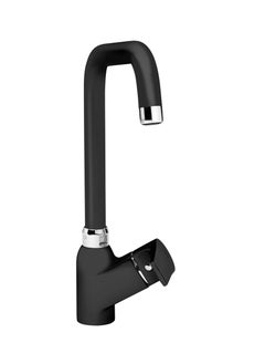 Buy GS Rubinetterie Kitchen Sink Faucet Black Chrome in Saudi Arabia