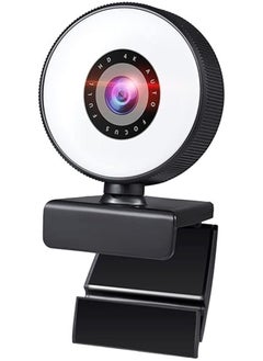 Buy Video Conference Camera Webcam 4K Mini Web Camera For Pc Computer Laptop With Microphone Auto Focus Light Video Webcam 1080P 2K Live Web Cam Accessories For Business Meetings Size 1 in Saudi Arabia