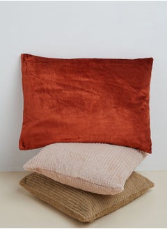 Buy Velvet Cushion With Insert 18X24" in UAE