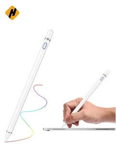 Buy High Tech Smart Stylus Pen For iPad/ Tab/ Mediapad White in Saudi Arabia