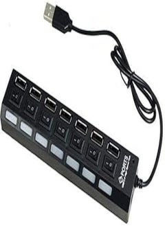 Buy Premium 7-Port USB 2.0 High Speed Hub Sharing Switch in Egypt