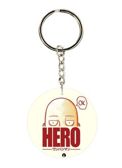 Buy Double Sided Anime One Punch Man Hero Printed Keychain in UAE