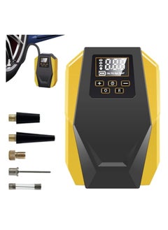 Buy Tire Inflator Air Compressor, with Digital Display, Portable Air Pump, Multipurpose Bike Inflation Air Pump, Accurate Pressure LCD Display, Fast Air Compressor with Light, Electric Car Tire Inflator in Saudi Arabia