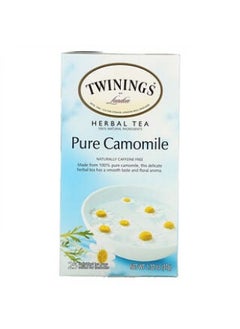 Buy Twinings, Herbal Tea, Pure Camomile, Caffeine Free, 25 Tea Bags, 1.32 oz (37 g) in UAE