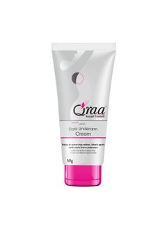 Buy Qraa Advanced Lacto Dark Underarm Cream,For Even Toned Underarms-Paraben Free,Pack Of 50GM in UAE