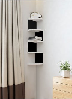 Buy Corner Shelf Floating Shelves For Wall Mount Bookshelf 5 Tier Corner Shelves for Bedrooms and Living Rooms in UAE