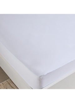 Buy Essential Cotton King Fitted Sheet 180 X 200 X 36 Cm in Saudi Arabia