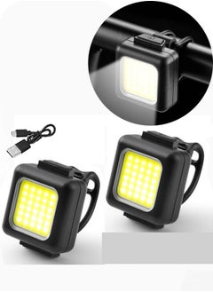 Buy 2 Pieces Bicycle Bike Light and Bikes Accessories with Three Lights Modes in Saudi Arabia