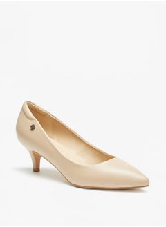 Buy Women Solid Slip-On Pumps With Stiletto Heels in Saudi Arabia