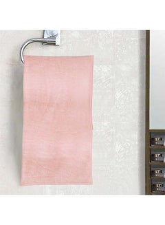 اشتري Cloud Touch Super Fine Zero Hand Towel 100% Cotton Pile Lightweight Everyday Use Hand Towels Ultra Soft And Highly Absorbent For Bathroom L 50 x W 80 cm Pink في الامارات